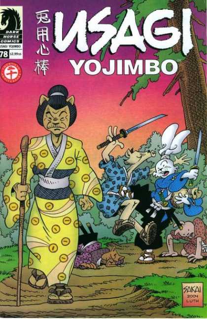 Usagi Yojimbo 78 - Usagi Yojimbo - Samari - Swords - Kimono - Tree - Stan Sakai, Tom Luth