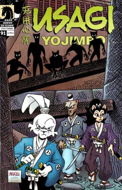 Usagi Yojimbo 91 - Ninja - Rabbit - Cat - Sword - Shadows - Stan Sakai, Tom Luth
