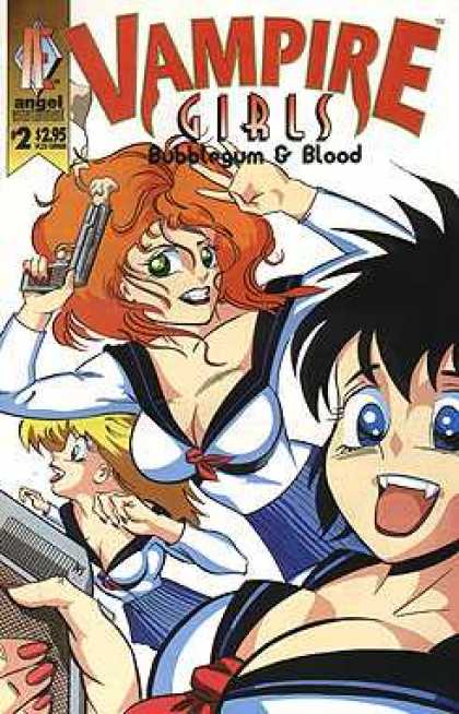 Vampire Girls 2 - Bubblegume And Blood - Angel - Gun - Red Head - Vampires