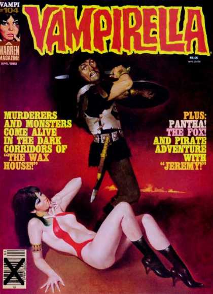 Vampirella 104 - Warren Magazine - Vampi 104 - The Wax House - The Fox - Jeremy