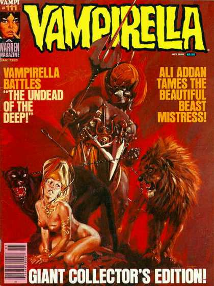 Vampirella 111 - Ali Addan Tames The Beautiful Beast Mistress - Lion - Leopard - Leash