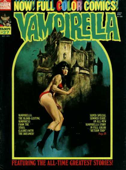 Vampirella 27 - Full Color - Castle - Swimsuit - Return Trip - Dreamer