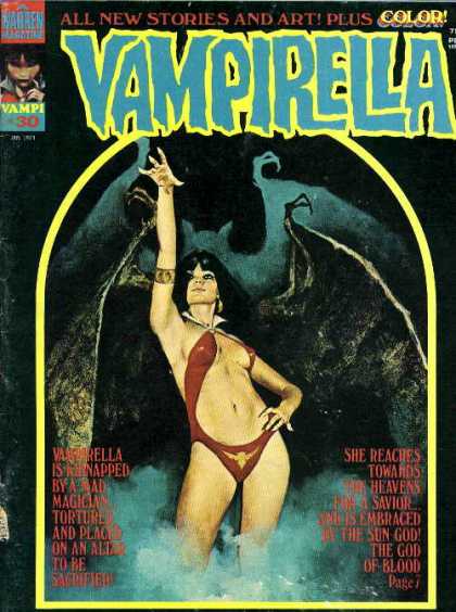 Vampirella 30 - Bikini - Woman - Demon - Wings - Smoke