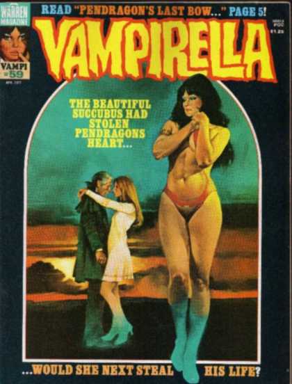 Vampirella 59 - Woman - Man - Sky - His Life - Warren