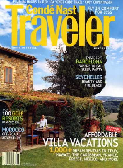 Various Magazines - Conde Nast Traveler