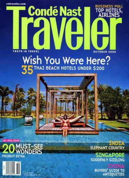 Various Magazines - Conde Nast Traveler