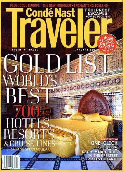 Various Magazines - Conde Nast Traveler