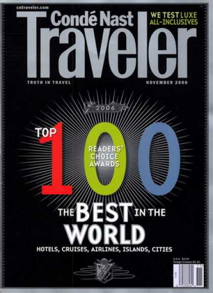 Various Magazines - Conde Nast Traveler