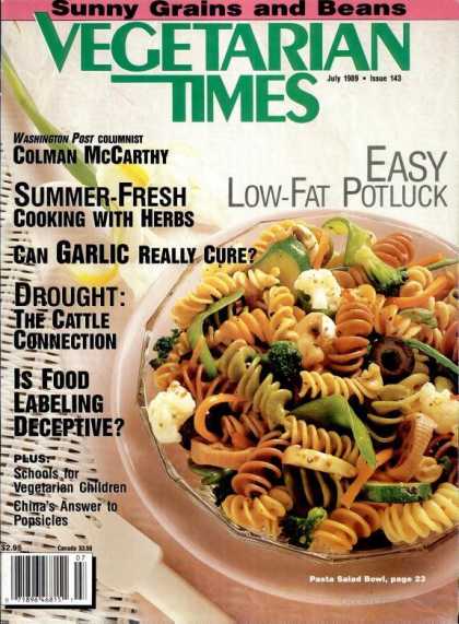Vegetarian Times - July 1989