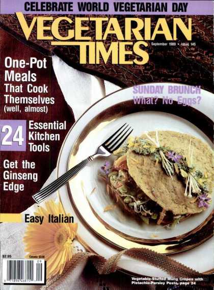 Vegetarian Times - September 1989