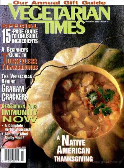 Vegetarian Times - November 1989