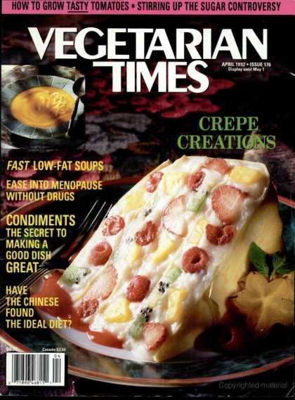 Vegetarian Times - April 1992