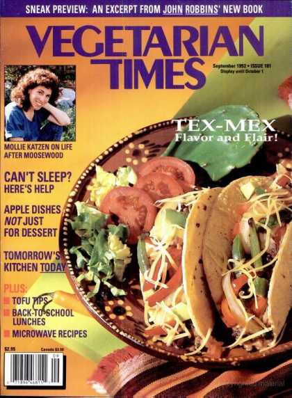 Vegetarian Times - September 1992