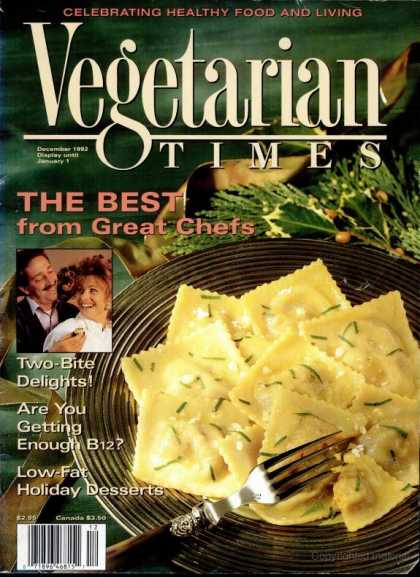 Vegetarian Times - December 1992