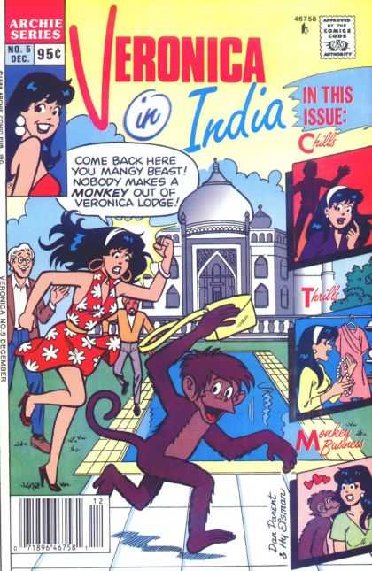 Veronica 5 - India - Archie Series - Monkey - Lodge - Purse - Dan Parent