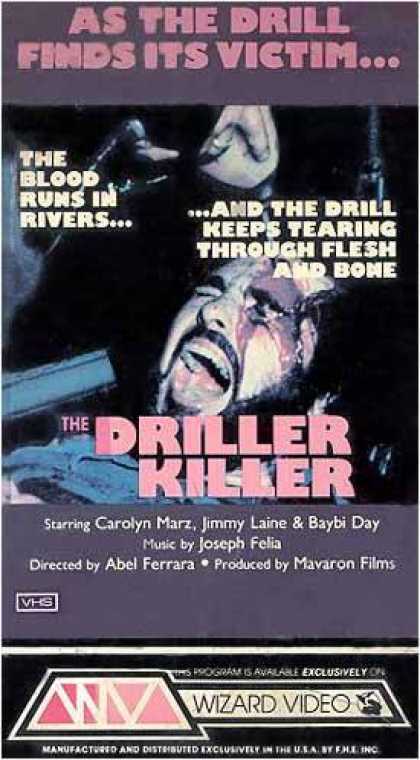 VHS Videos - Driller Killer