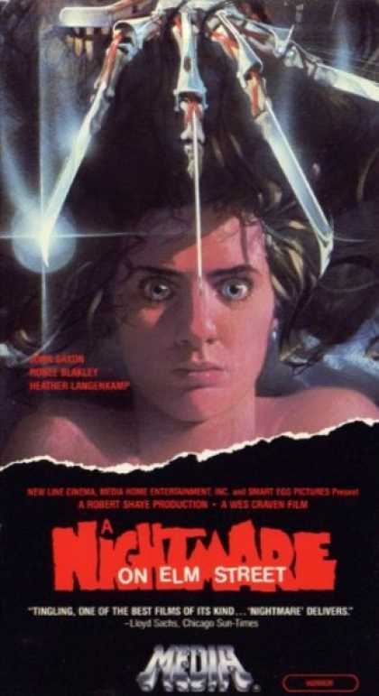 VHS Videos - Nightmare On Elm Street