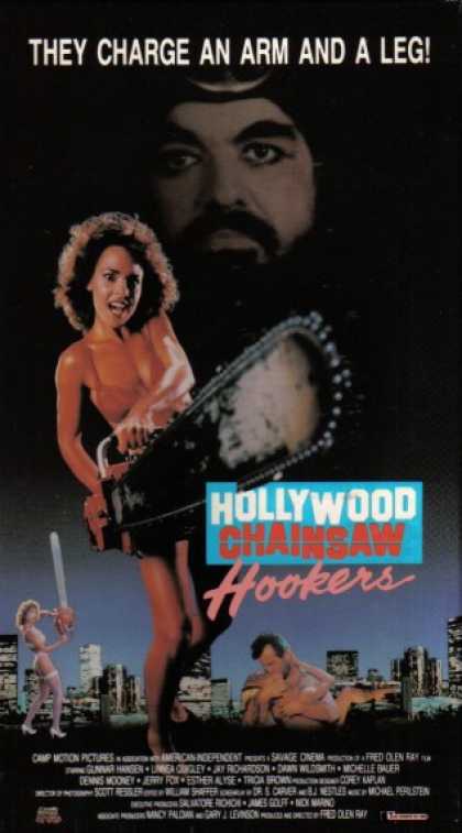VHS Videos - Hollywood Chainsaw Hookers