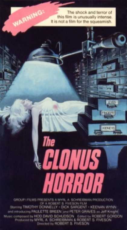 VHS Videos - Clonus Horror