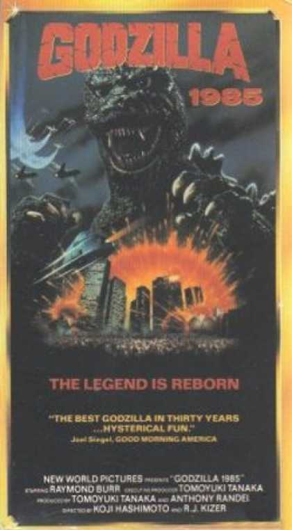 VHS Videos - Godzilla 1985