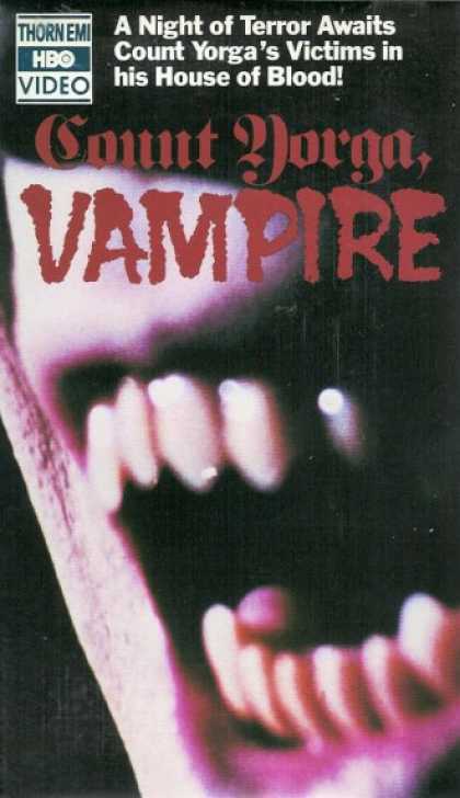 VHS Videos - Count Yorga Vampire Thorn