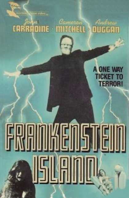 VHS Videos - Frankenstein Island