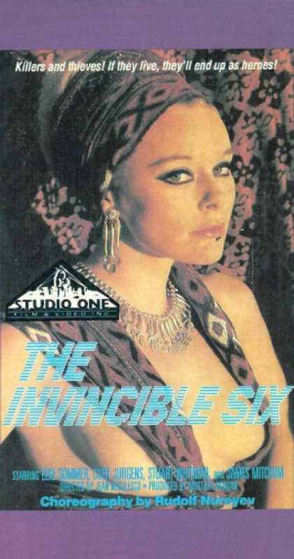 VHS Videos - Invincible Six Studio One Continental Video