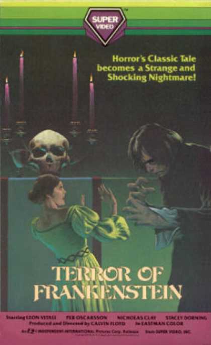 VHS Videos - Terror Of Frankenstein