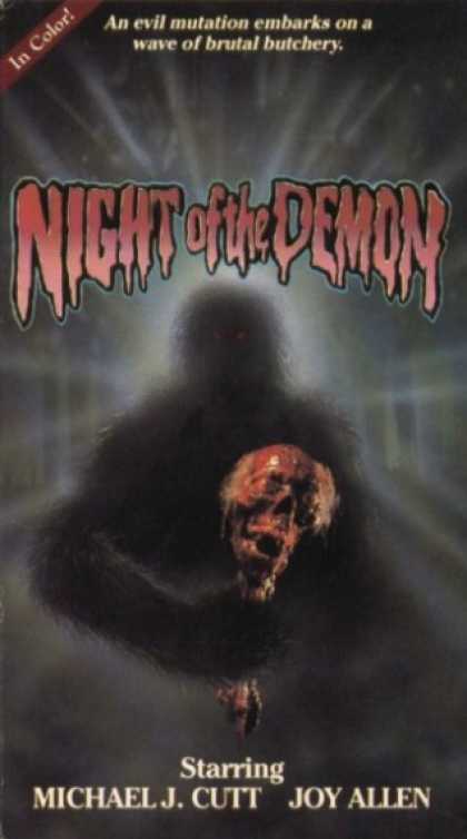 VHS Videos - Night Of the Demon 1980 Gemstone