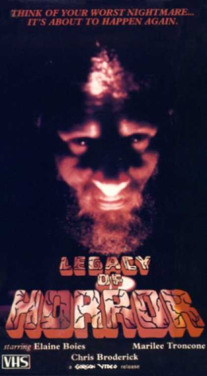 VHS Videos - Legacy Of Horror Gorgon