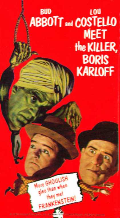 VHS Videos - Abbott and Costello Meet the Killer Boris Karloff