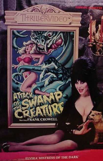VHS Videos - Attack Of the Swamp Creature Thrillervideo