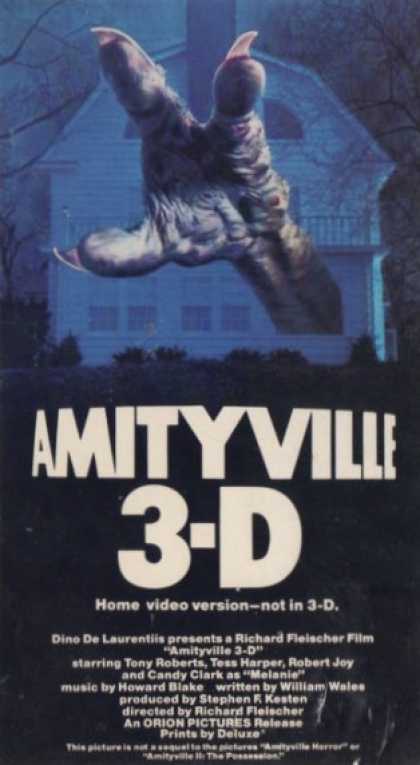 VHS Videos - Amityville 3-d
