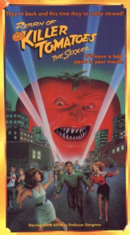 VHS Videos - Return Of the Killer Tomatoes
