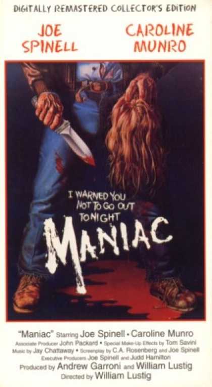 VHS Videos - Maniac 1980