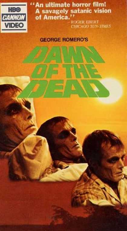 VHS Videos - Dawn Of the Dead Hbo Cannon