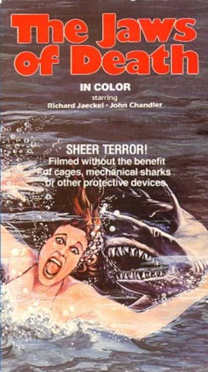 VHS Videos - Jaws Of Death United American