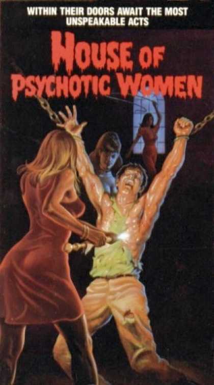 VHS Videos - House Of Psychotic Women