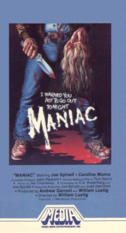 VHS Videos - Maniac 1980