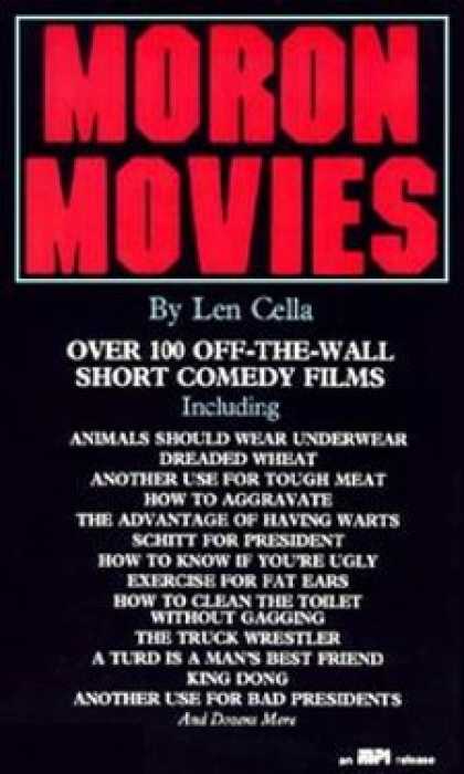VHS Videos - Moron Movies