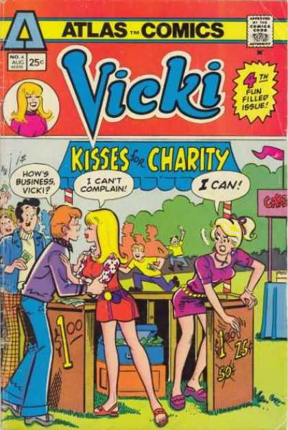 Vicki 4 - Kisses For Charity - I Cant Complain - I Can - Hows Business Vicki - 100 - Stan Goldberg
