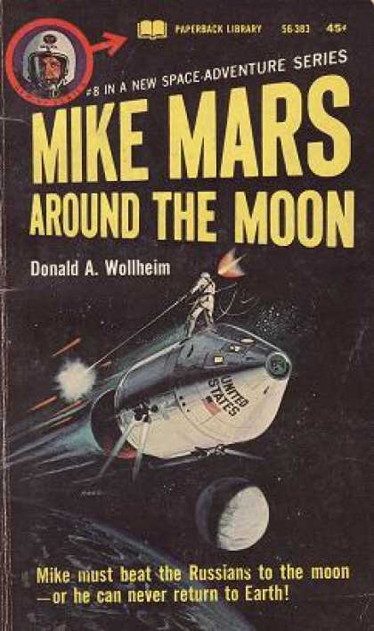 Vintage Books - Mike Mars Around the Moon - Donald A. Wollheim