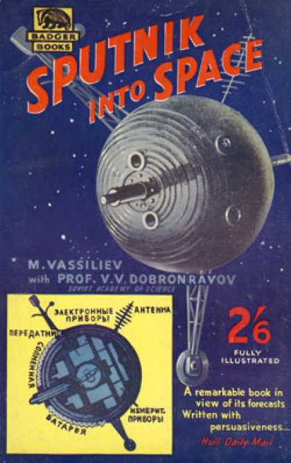 Vintage Books - Sputnik into Space - M. Vassiliev with Prof. V. V. Dobronravov