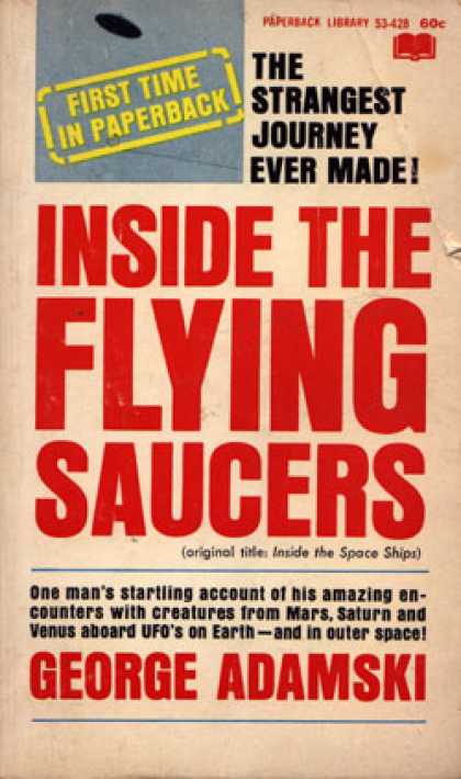 Vintage Books - Inside the Flying Saucers - George Adamski