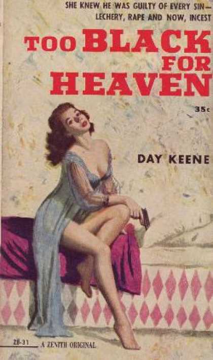 Vintage Books - Too Black for Heaven - Day Keene