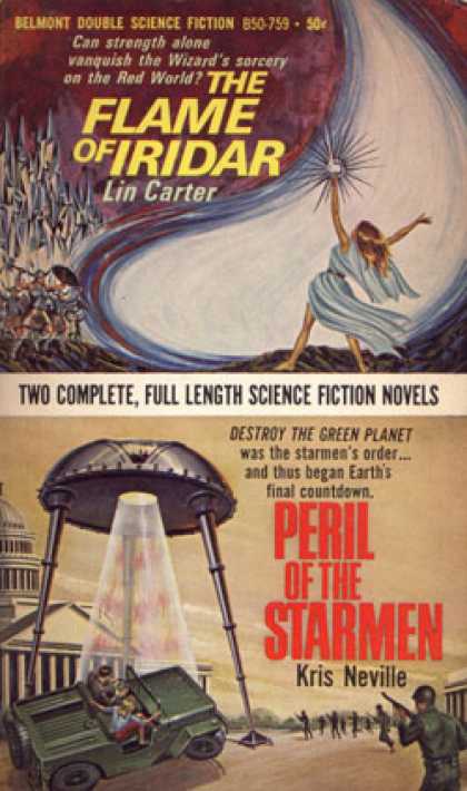 Vintage Books - The Flame of Iridar/peril of the Starmen - Lin/neville, Kris Carter