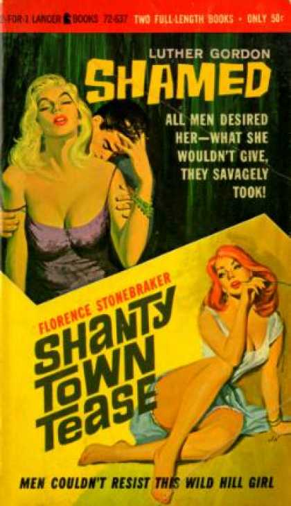 Vintage Books - Shamed / Shanty Town Tease - Luther / Florence Stonebraker Gordon