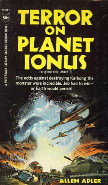Vintage Books - Terror On Planet Ionus - Allen Adler