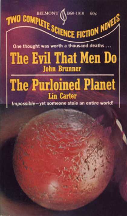 Vintage Books - The Evil That Men Do / the Purloined Planet - John and Lin Carter Brunner