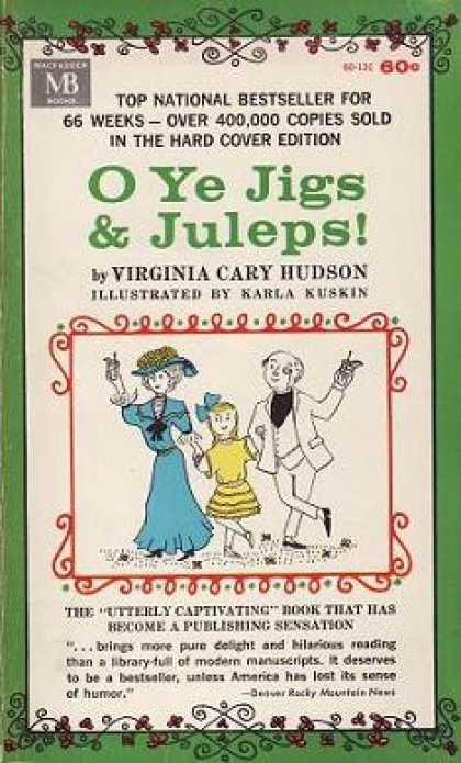 Vintage Books - O Ye Jigs & Juleps - Virginia Cary Hudson